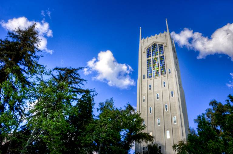 Robert E. Burns Tower at University of the Pacific